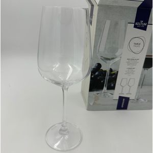 NIB!! Keltum Lead-Free Crystal Red Wine Glasses, Set of 2